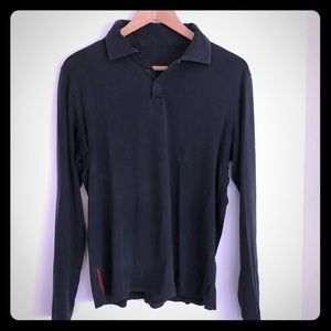 Prada long sleeve polo style shirt